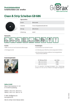 Produktdatenblatt Clean & Strip Scheiben GB 686