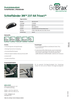 Produktdatenblatt 3M 237 AA Trizact