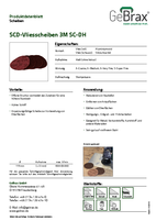 Produktdatenblatt SCD-Vliesscheiben 3M SC-DH