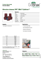 Product data sheet abrasive sleeves 3M 984 F Cubitron II