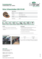 Produktdatenblatt Roloc-Vlies-Scheiben GB 613