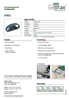 Produktdatenblatt R 822