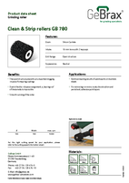 Product data sheet clean and strip rollers GB 780
