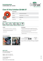 Produktdatenblatt Clean & Strip Scheiben GB 686 OT