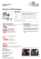 Produktdatenblatt Adapter für MultiBrax-Vorsätze