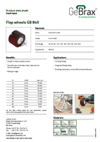 Product data sheet flap wheels GB 840