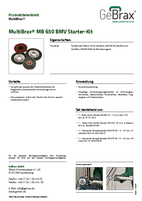 Produktdatenblatt MultiBrax MB 650 BMV Starter-Kit 